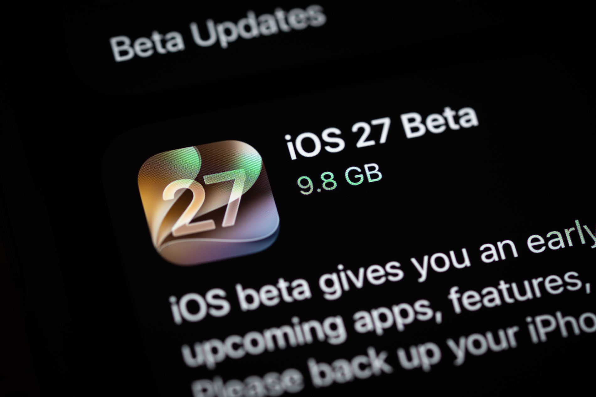 iOS 27 Public Beta